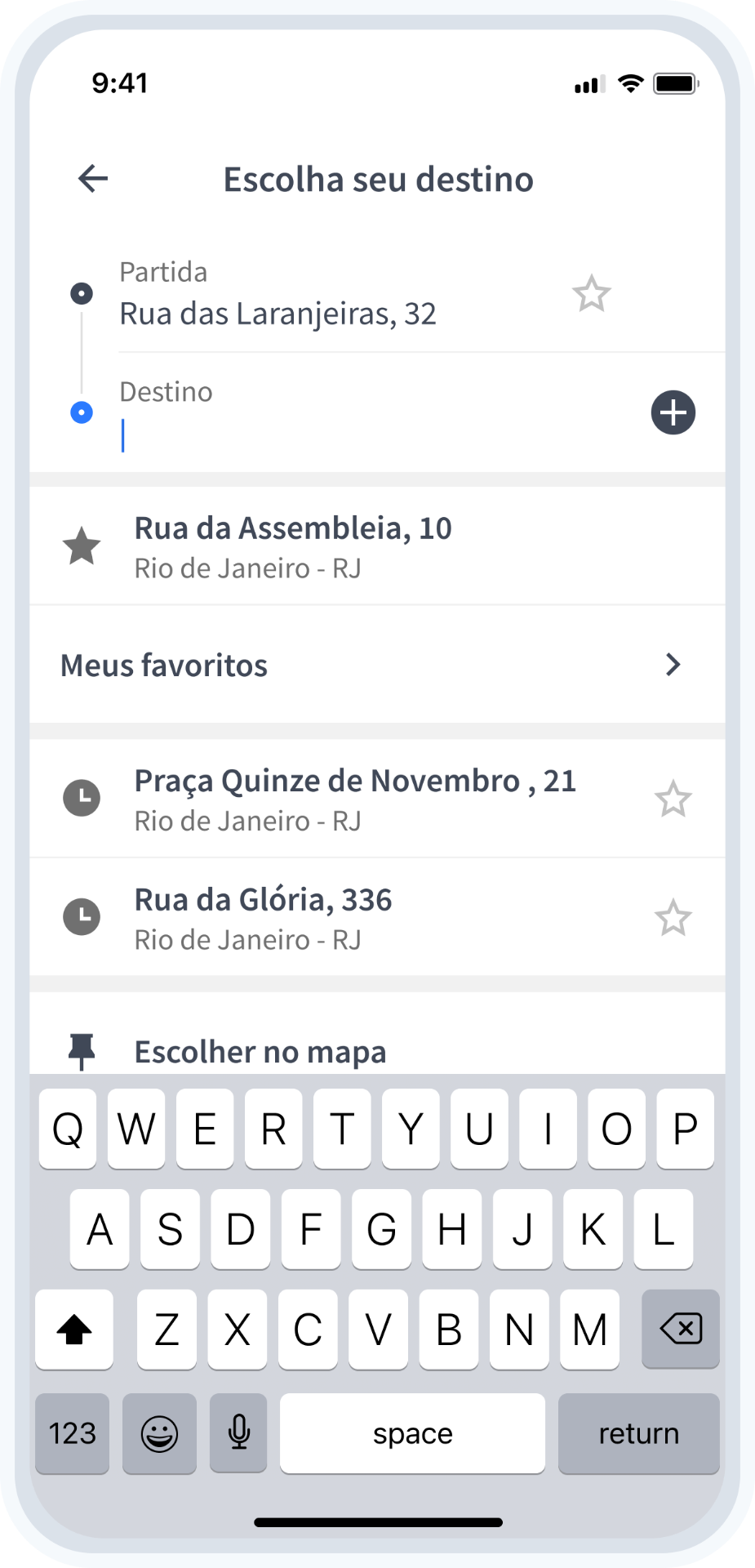 Tela de pagamento